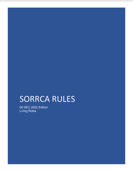 New SORCCA RULE SET 2023