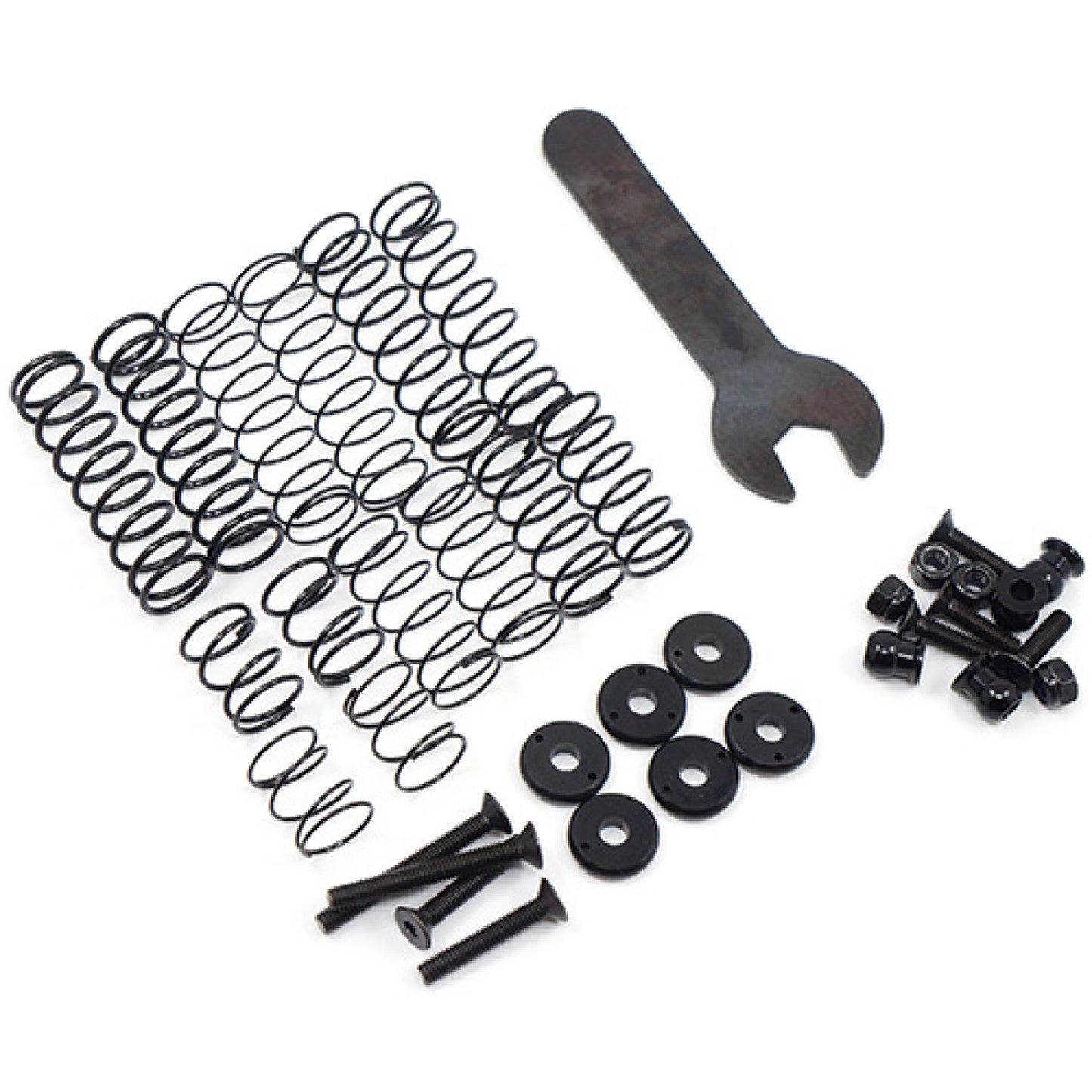 90mm Desert Lizard Two Stage Internal Spring Damper Pair Black