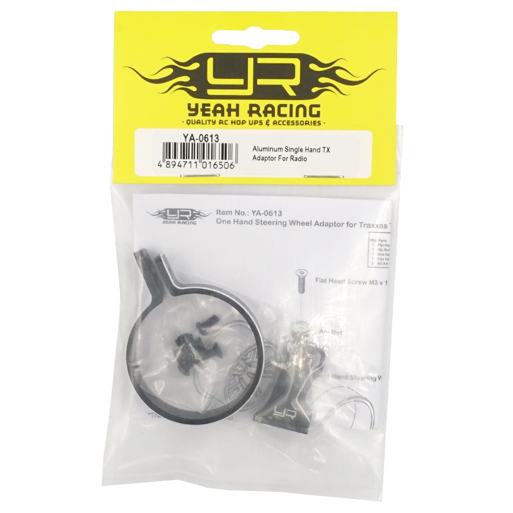 Aluminum Single Hand TX Steering Adaptor Fits Tra TQI Radio