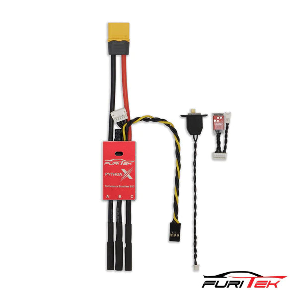 FURITEK PYTHON X 80A/120A BRUSHED/BRUSHLESS ESC FOR 1/10 RC CRAWLERS WITH BLUETOOTH
