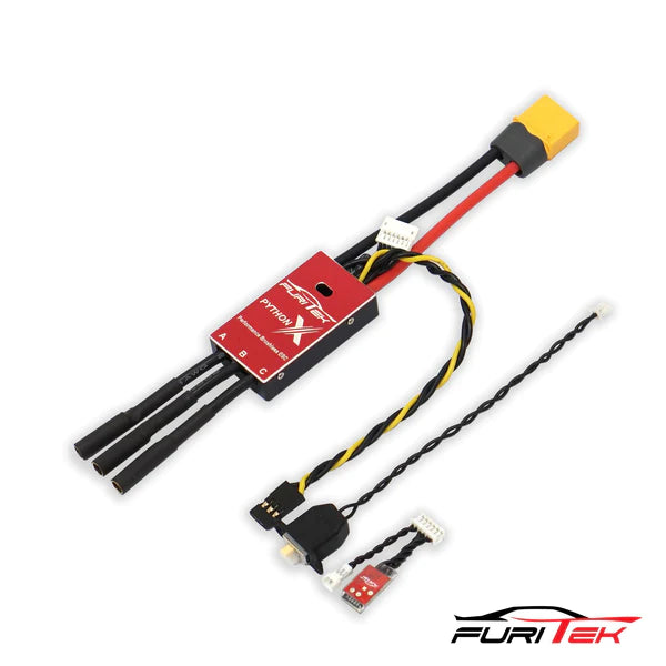 FURITEK PYTHON X 80A/120A BRUSHED/BRUSHLESS ESC FOR 1/10 RC CRAWLERS WITH BLUETOOTH