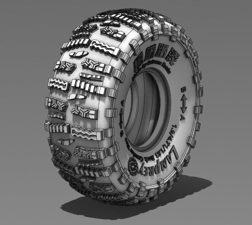 Lamprey 1.9 4.71 - Class 2 Competition tire x4