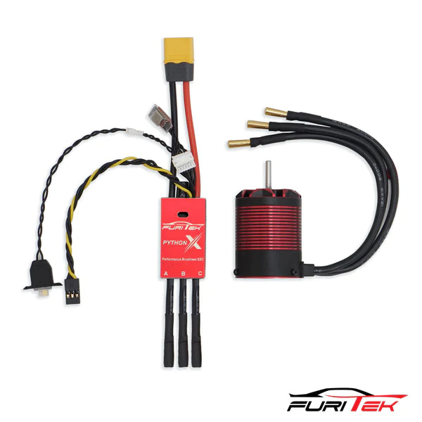 FURITEK PYTHON X BRUSHED/BRUSHLESS ESC WITH PERENTIE FOR 1/10 RC CRAWLERS