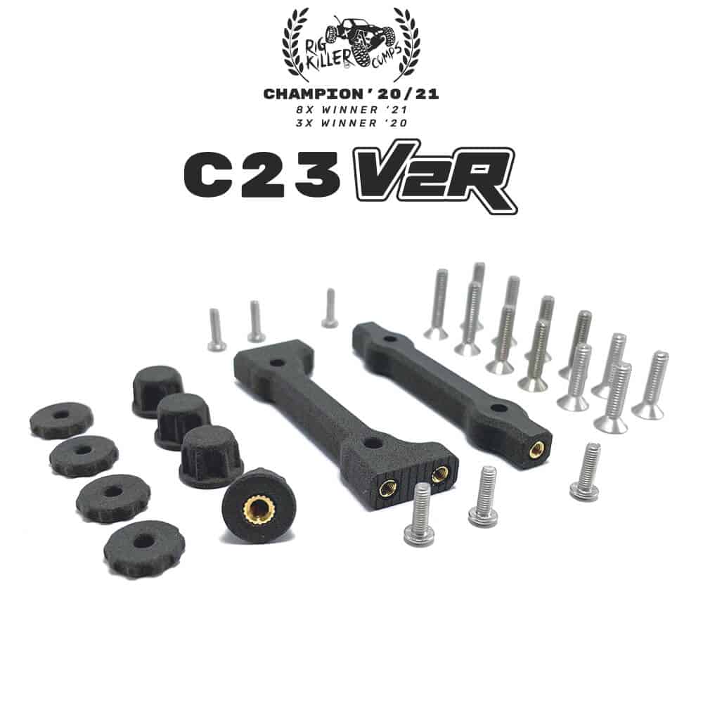 Flatgekko™ C23 V2R™ LCG CMS Chassis Ultimate Kit for SCX10 III