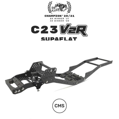 Flatgekko™ C23 V2R™ LCG CMS Chassis Ultimate Kit for SCX10 III